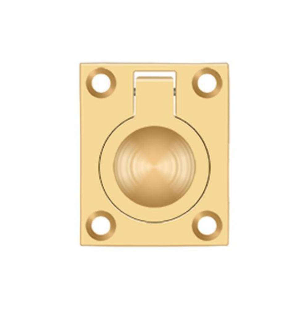 Flush Ring Pull, 1-3/4&apos;&apos; x 1-3/8&apos;&apos;