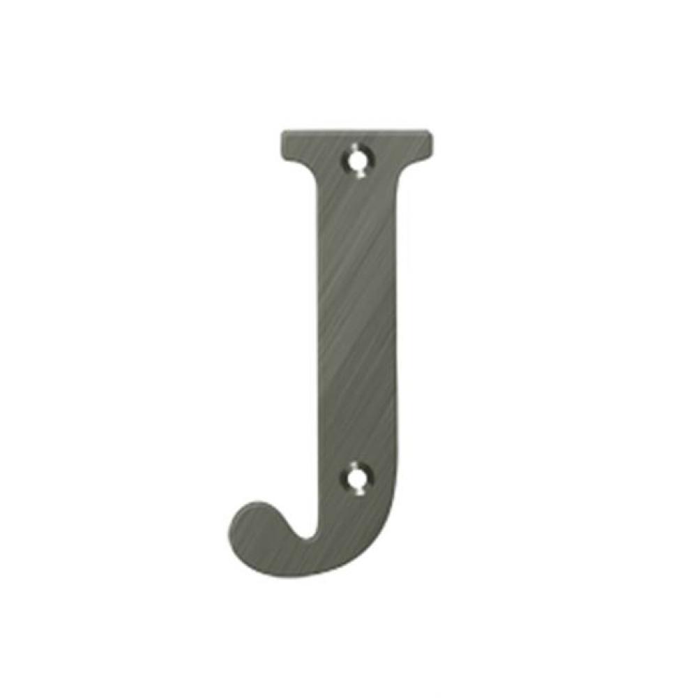4&apos;&apos; Residential Letter J