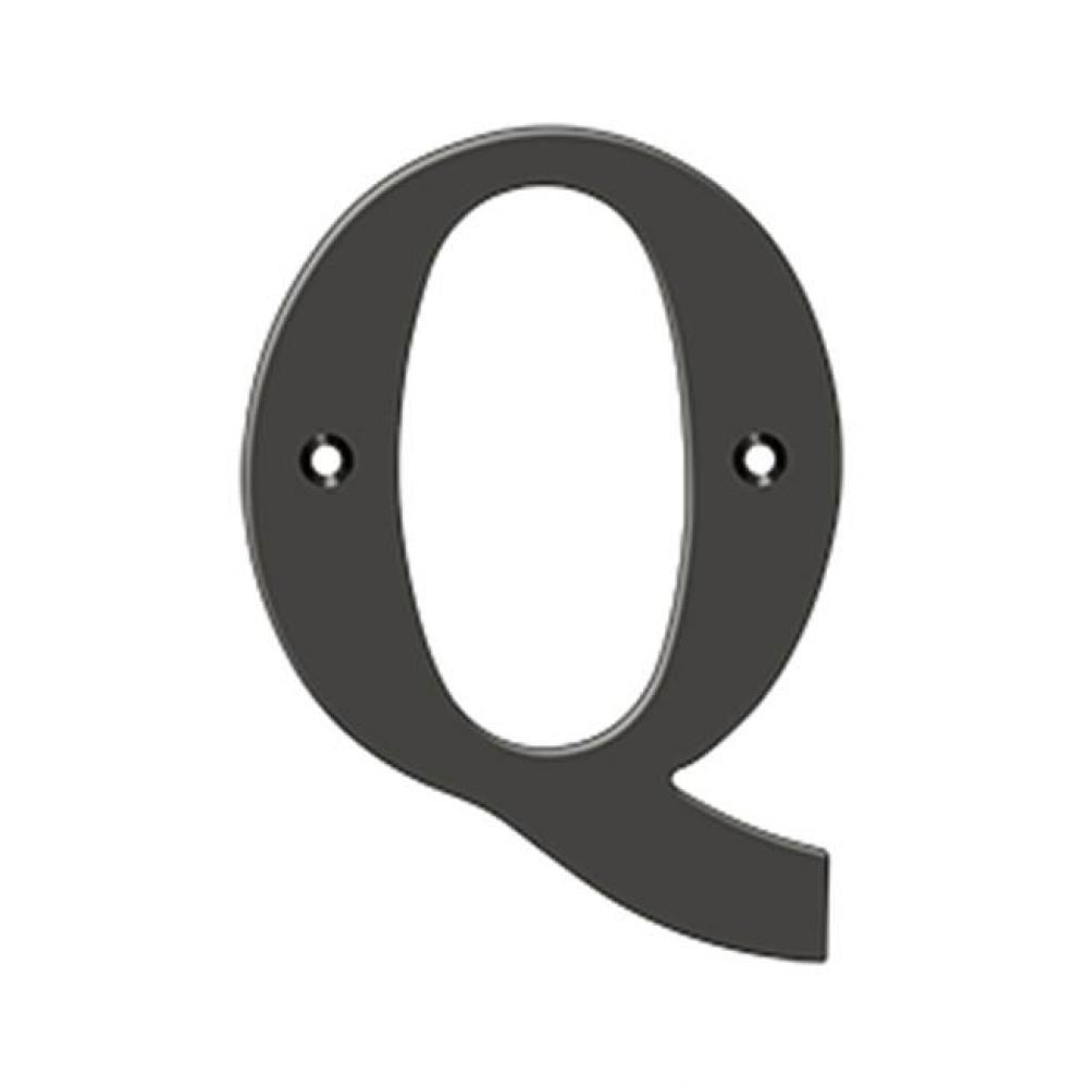 4&apos;&apos; Residential Letter Q