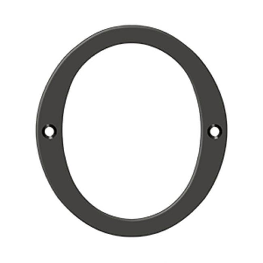 6&apos;&apos; Numbers, Solid Brass