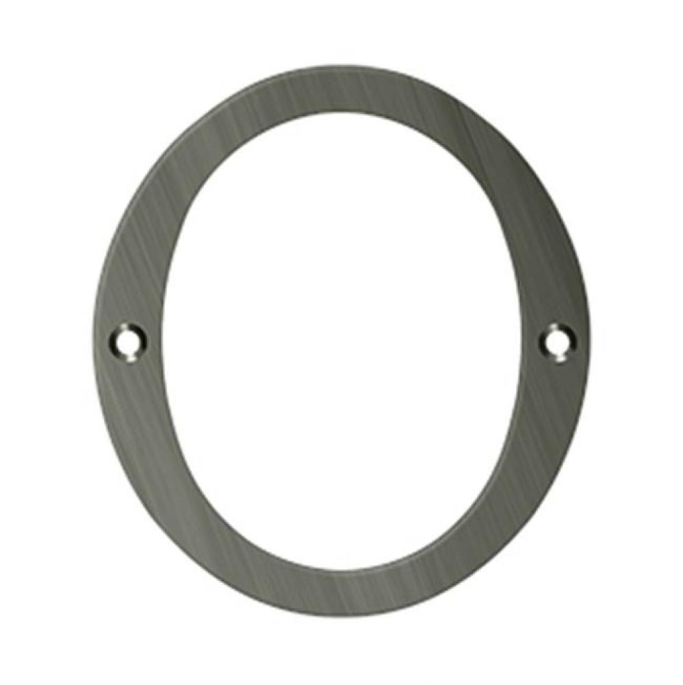 6&apos;&apos; Numbers, Solid Brass