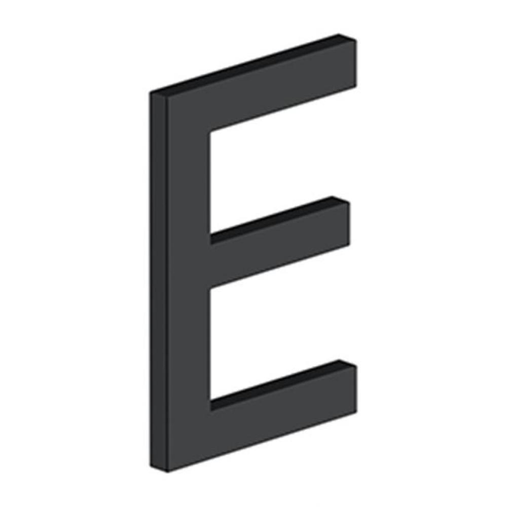 4&apos;&apos; LETTER E, E SERIES WITH RISERS, STAINLESS STEEL