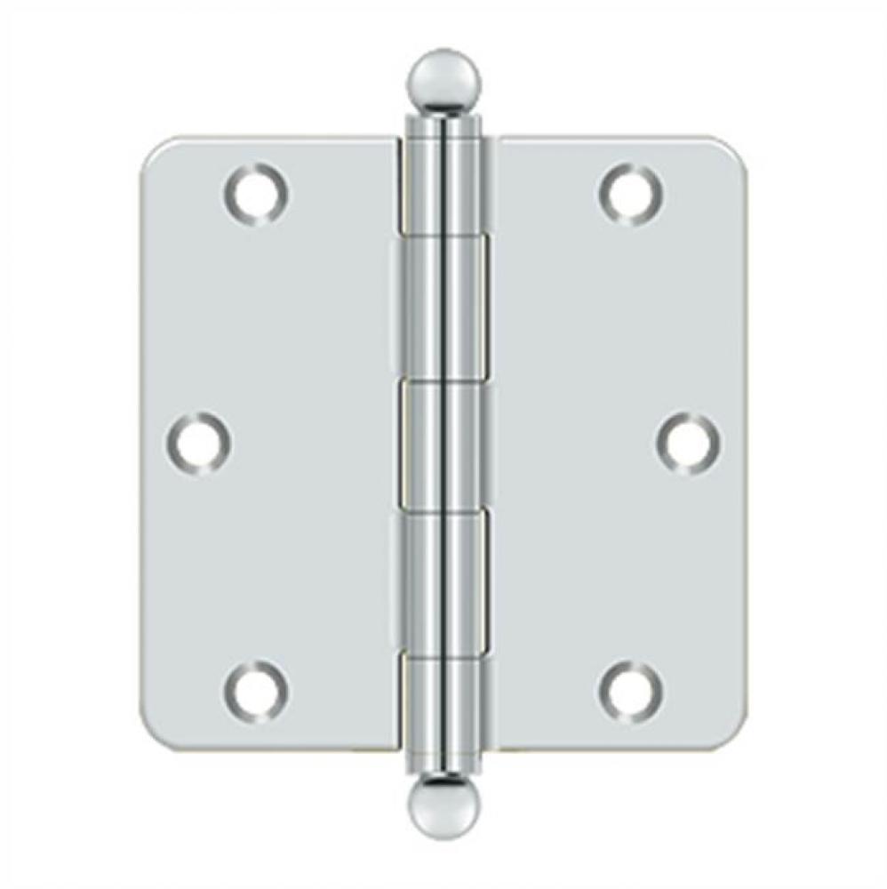 3-1/2&apos;&apos; x 3-1/2&apos;&apos; x 1/4&apos;&apos; Radius Hinge, w/ Ball Tips