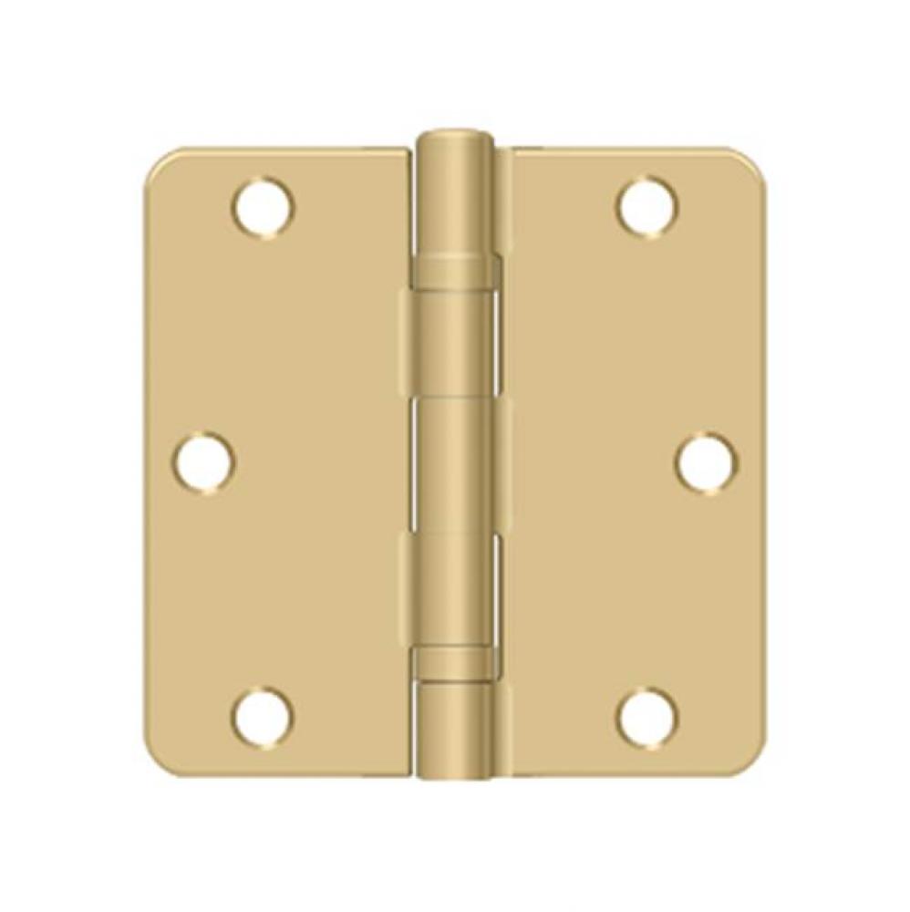 3-1/2&apos;&apos; x 3-1/2&apos;&apos; x 1/4&apos;&apos; Radius Hinge, Ball Bearing