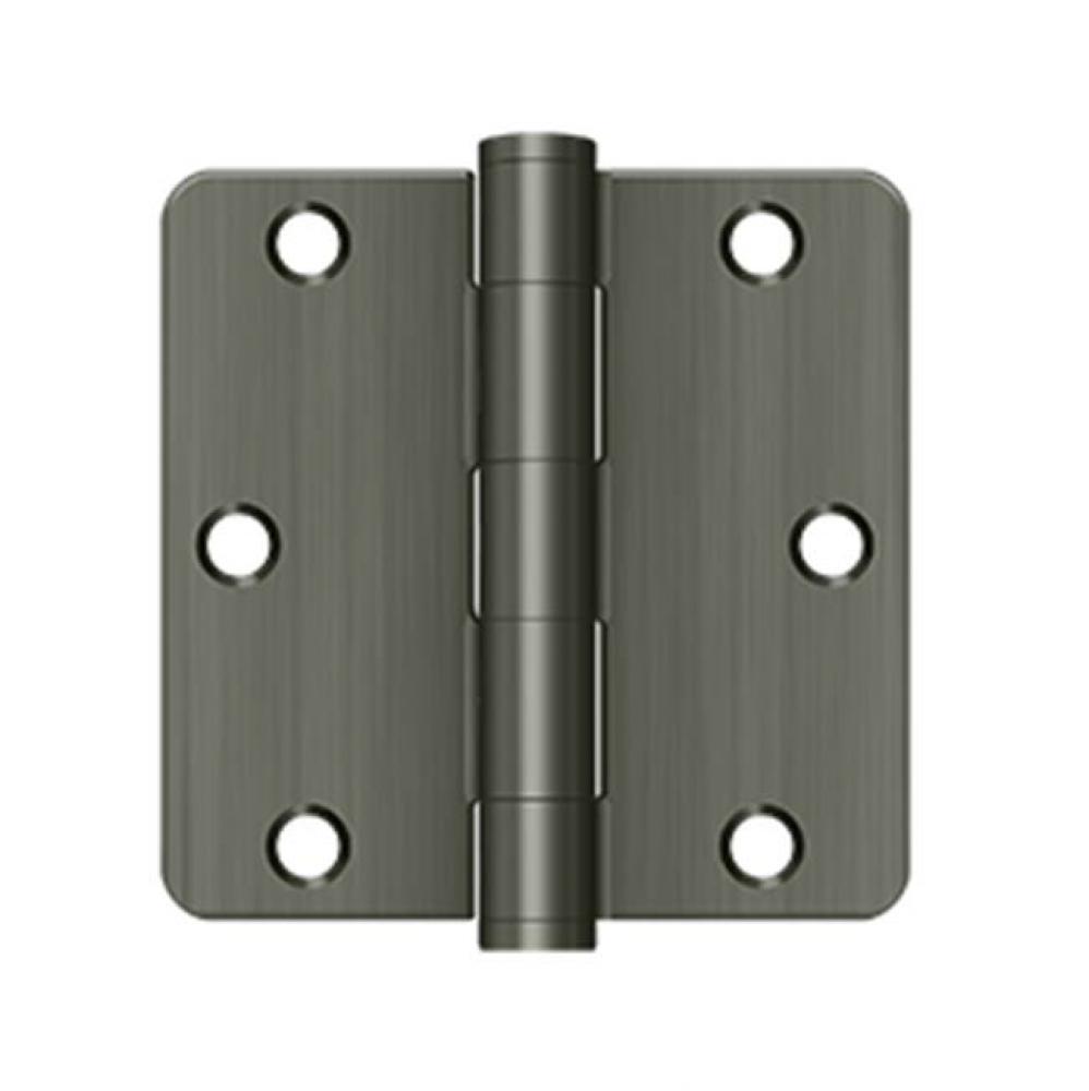 3-1/2&apos;&apos; x 3-1/2&apos;&apos; x 1/4&apos;&apos; Radius Hinge, HD