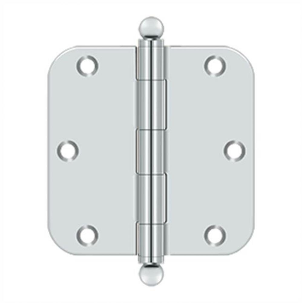 3-1/2&apos;&apos; x 3-1/2&apos;&apos; x 5/8&apos;&apos; Radius Hinge, w/ Ball Tips