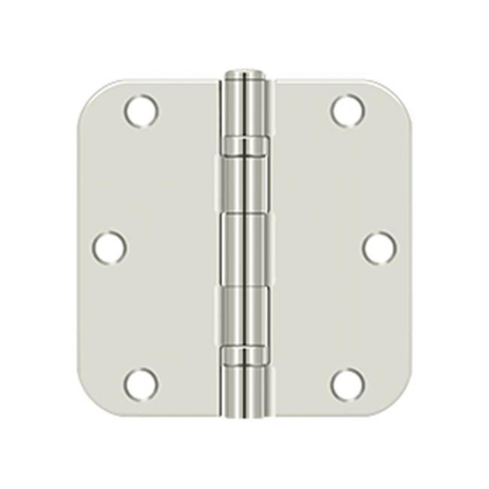 3-1/2&apos;&apos; x 3-1/2&apos;&apos; x 5/8&apos;&apos; Radius Hinge, Ball Bearing