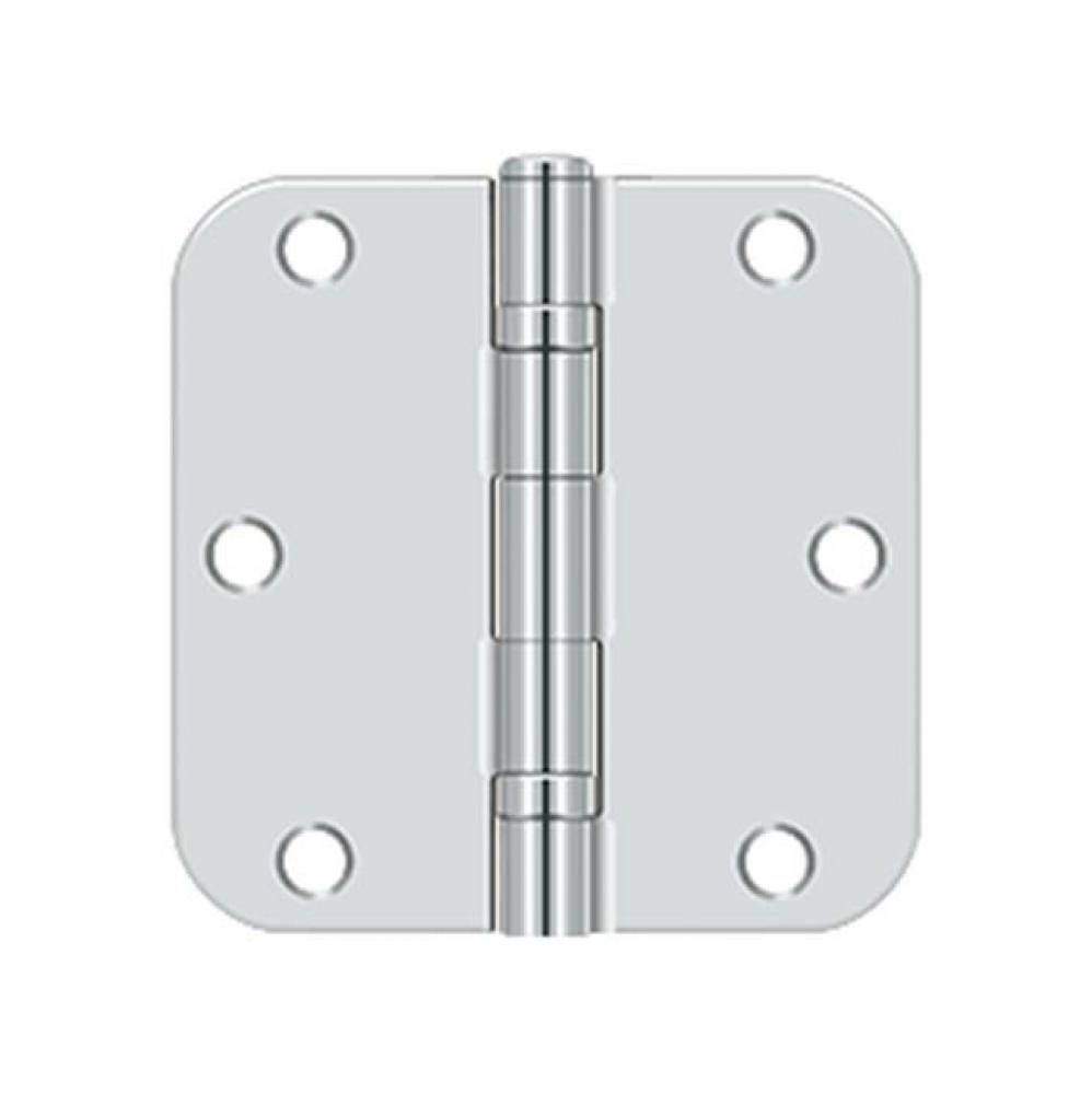 3-1/2&apos;&apos; x 3-1/2&apos;&apos; x 5/8&apos;&apos; Radius Hinge, Ball Bearing