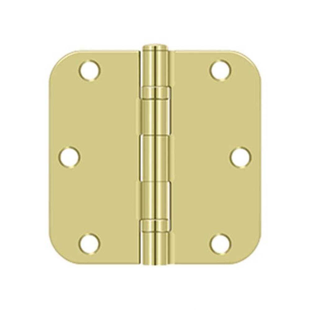 3-1/2&apos;&apos; x 3-1/2&apos;&apos; x 5/8&apos;&apos; Radius Hinge, Ball Bearing