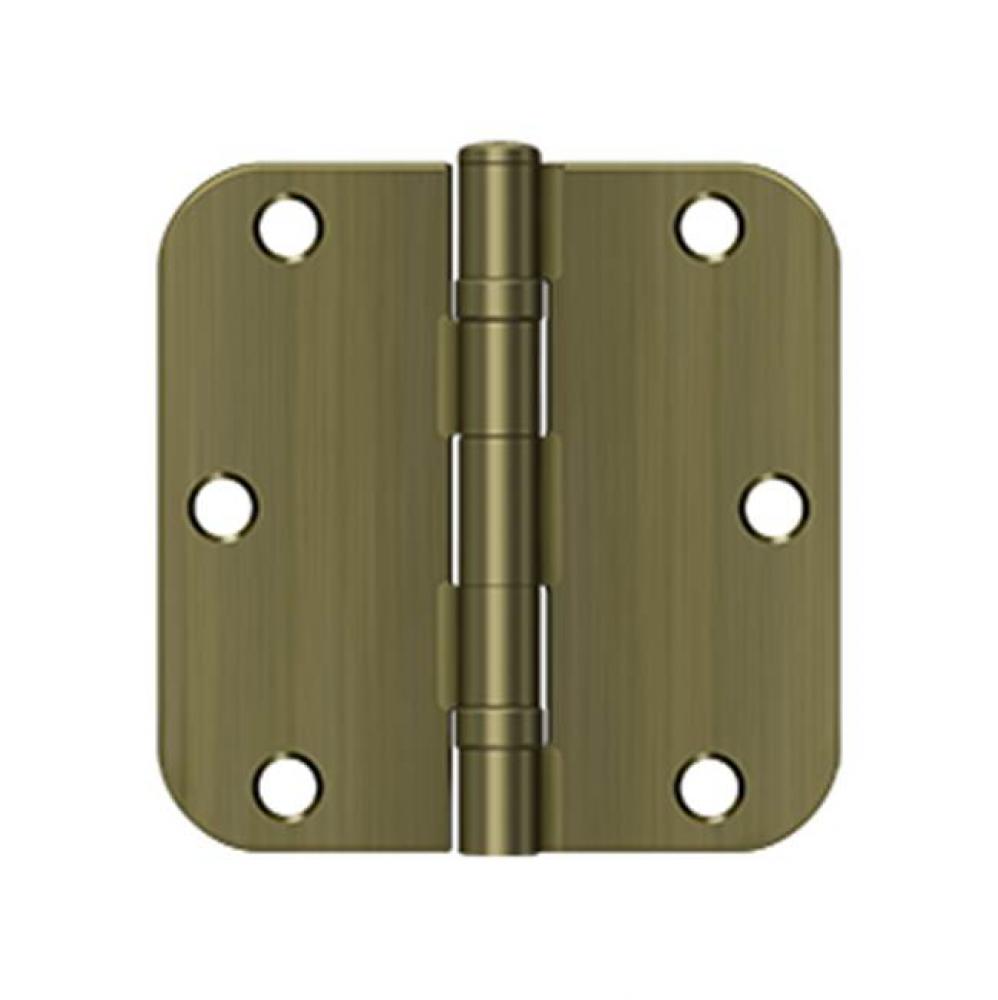 3-1/2&apos;&apos; x 3-1/2&apos;&apos; x 5/8&apos;&apos; Radius Hinge, Ball Bearing