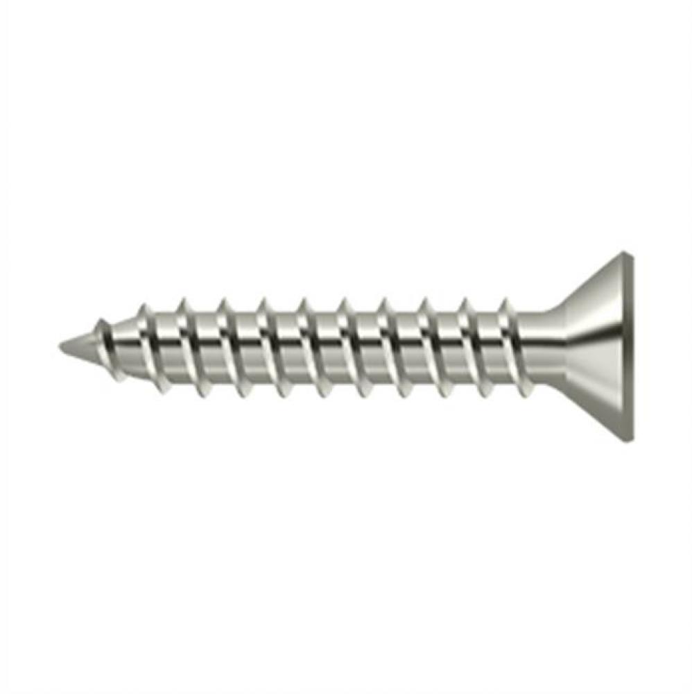Wood Screw, Steel, No.9 x 1&apos;&apos;