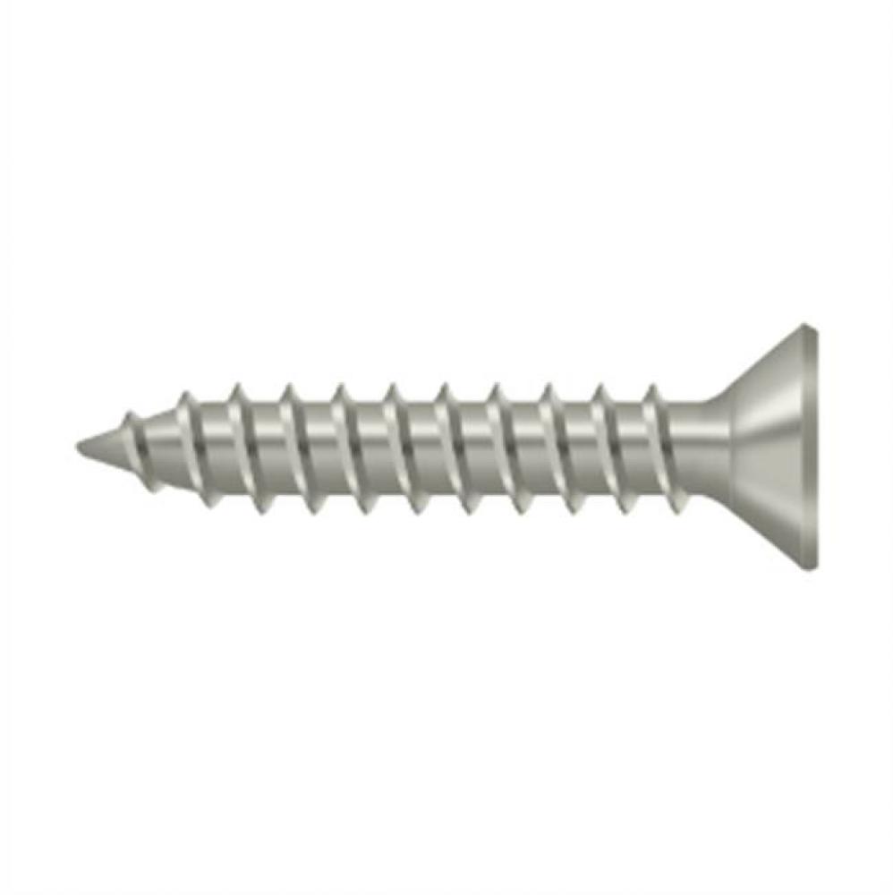 Wood Screw, Steel, No.9 x 1&apos;&apos;
