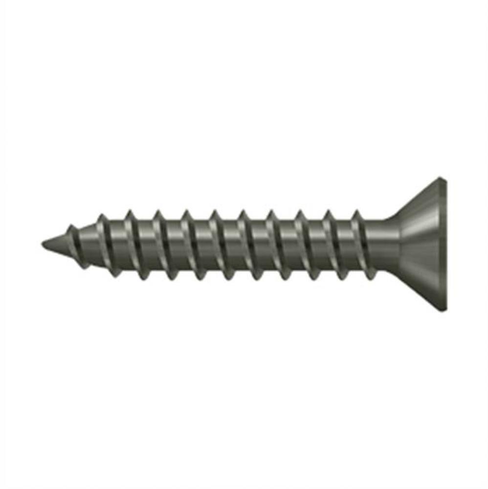Wood Screw, Steel, No.9 x 1&apos;&apos;