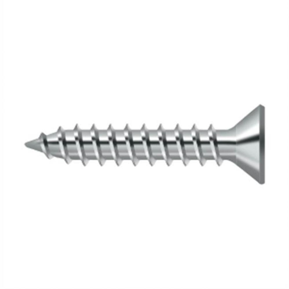 Wood Screw, Steel, No.9 x 1&apos;&apos;