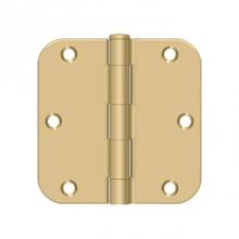 Deltana S35R54 - 3-1/2'' x 3-1/2'' x 5/8'' Radius Hinge, Residential Thickness