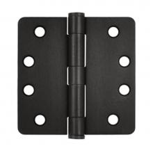 Deltana S44R4HD10B - 4'' x 4'' x 1/4'' Radius Hinge, HD