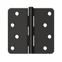Deltana S44R4N10B - 4'' x 4'' x 1/4'' Radius Hinge, Residential