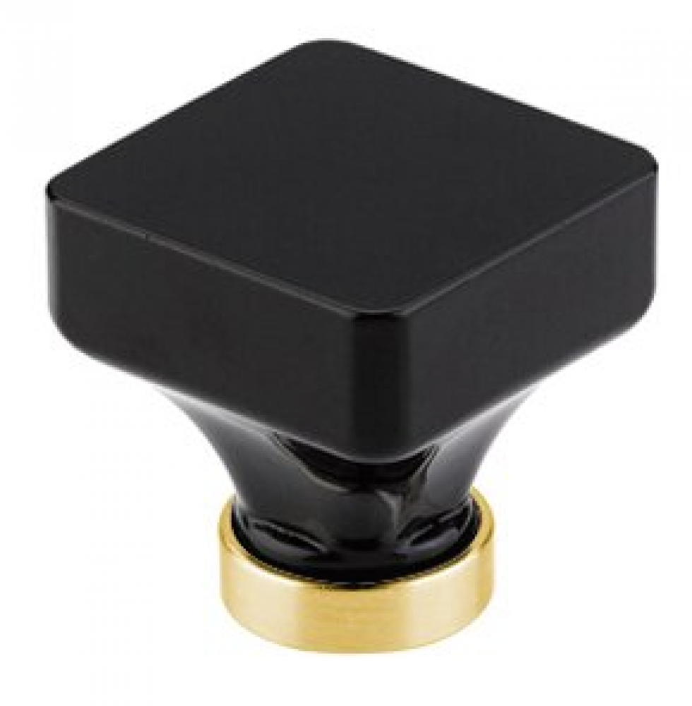 Lido Cabinet Knob, Black, 1-3/8&apos;&apos;, US4