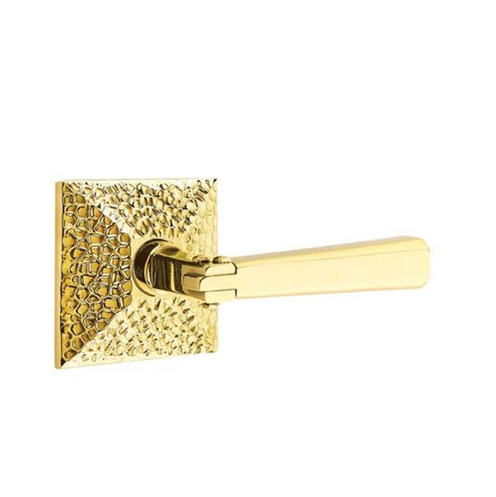 Privacy, Hammered Rosette, Arts and Crafts Lever, LH, US3NL