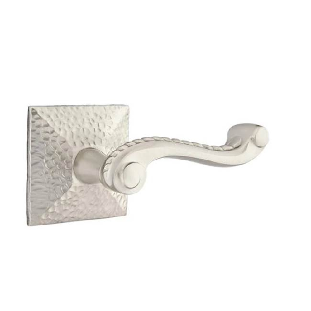 Privacy, Hammered Rosette, Rope Lever, RH, US15