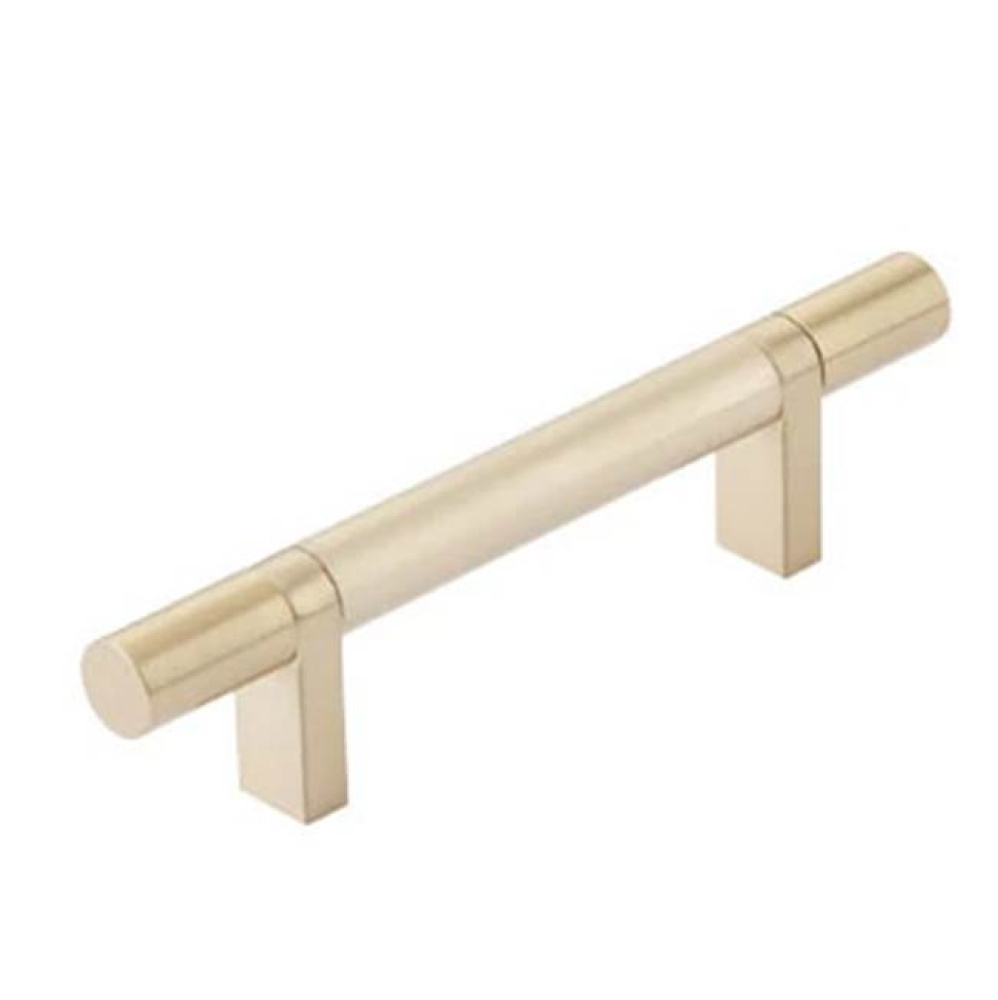 Select Cabinet Pull 3-1/2'' C-C, Rectangular Bar Stem US14, Smooth Bar US4