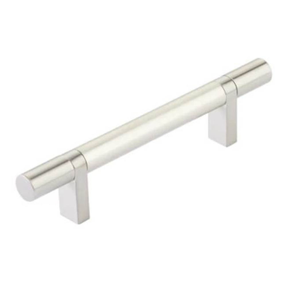 Select Cabinet Pull 4'' C-C, Rectangular Bar Stem US14, Smooth Bar US15