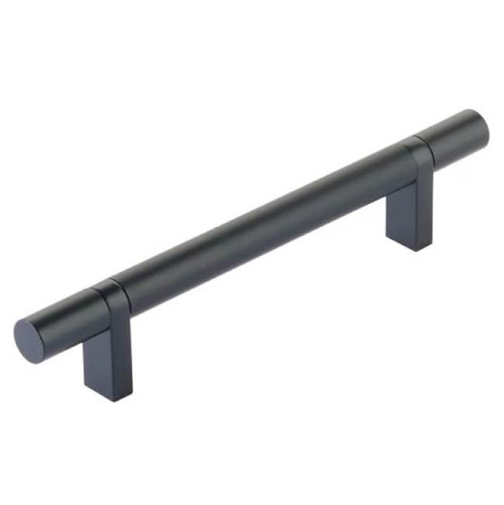 Select Cabinet Pull 5'' C-C,  Rectangular Bar Stem US14, Smooth Bar US19