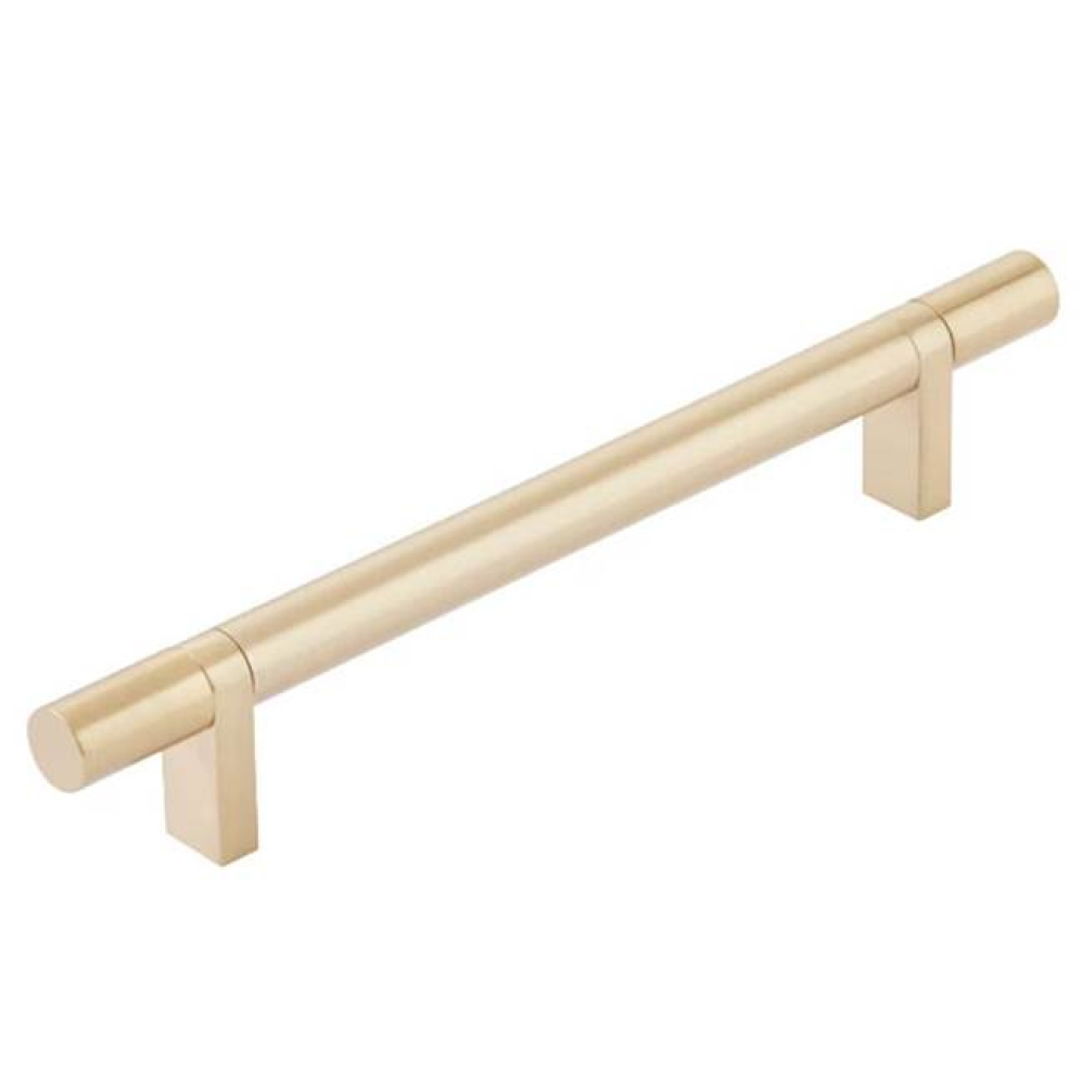 Select Cabinet Pull 6'' C-C,  Rectangular Bar Stem US10B, Smooth Bar US4