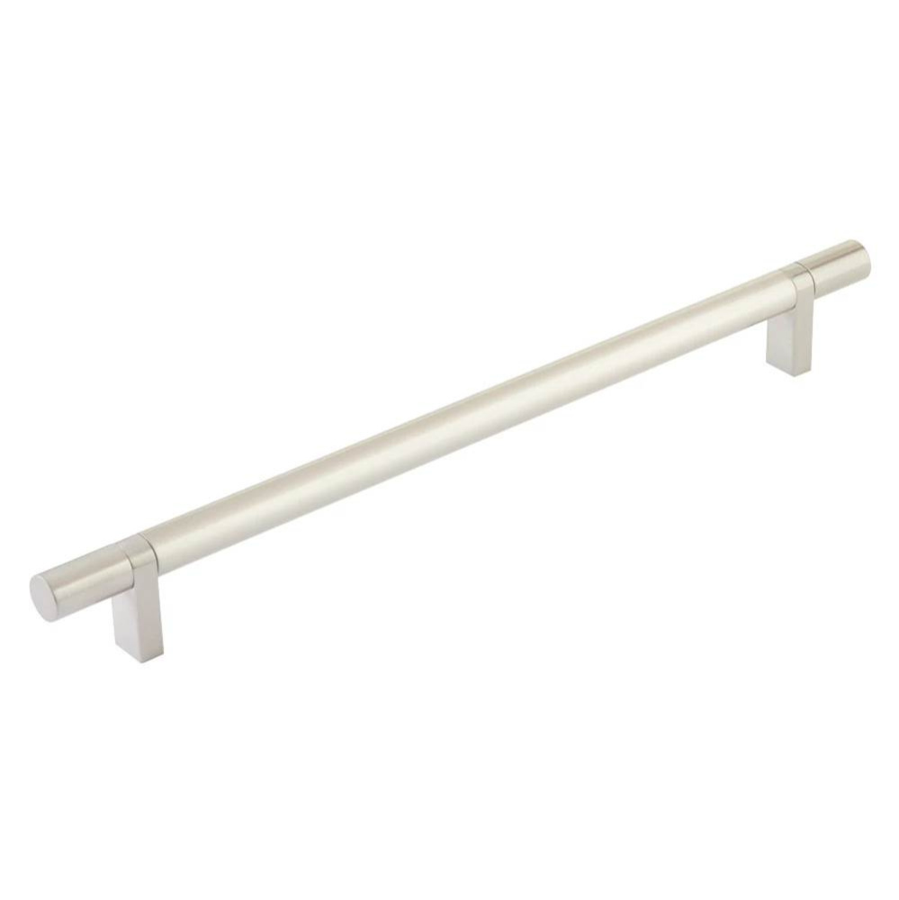 Select Cabinet Pull 10'' C-C, Rectangular Bar Stem US15, Smooth Bar US15