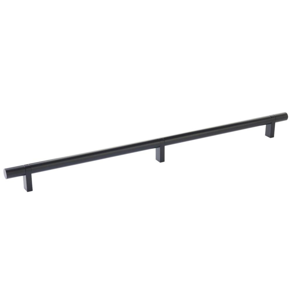 Select Cabinet Pull 16'' C-C, Rectangular Bar Stem US14, Smooth Bar US19