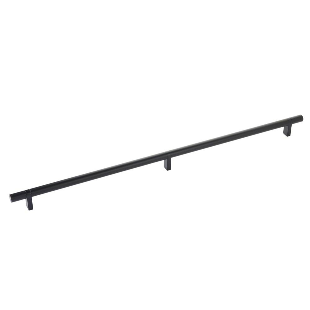 Select Cabinet Pull 20'' C-C, Rectangular Bar Stem Satin Copper, Smooth Bar US19