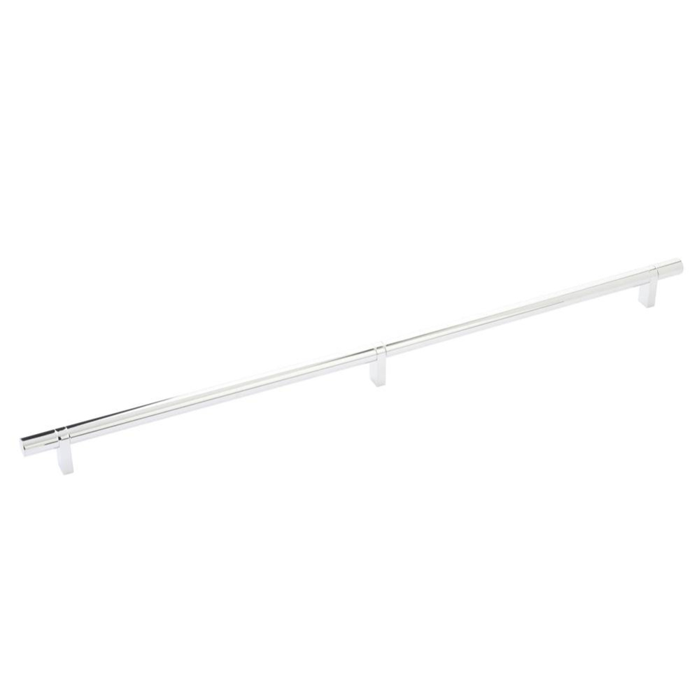 Select Cabinet Pull 20'' C-C, Rectangular Bar Stem Satin Copper, Smooth Bar US26