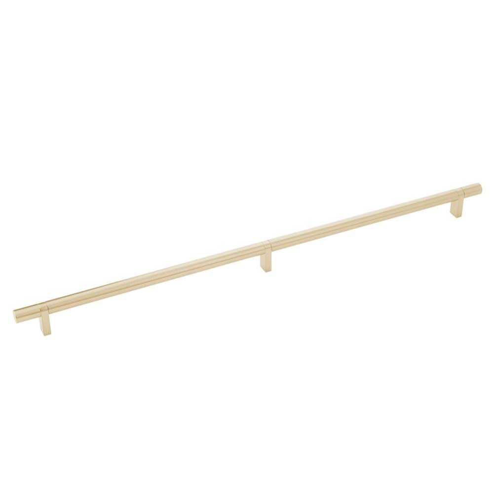 Select Cabinet Pull 20'' C-C, Rectangular Bar Stem Satin Copper, Smooth Bar US4