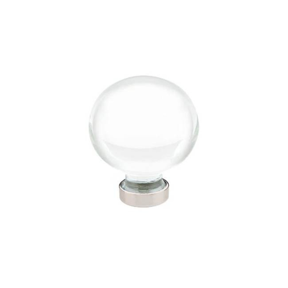 Bristol Crystal Knob, 1'', US26