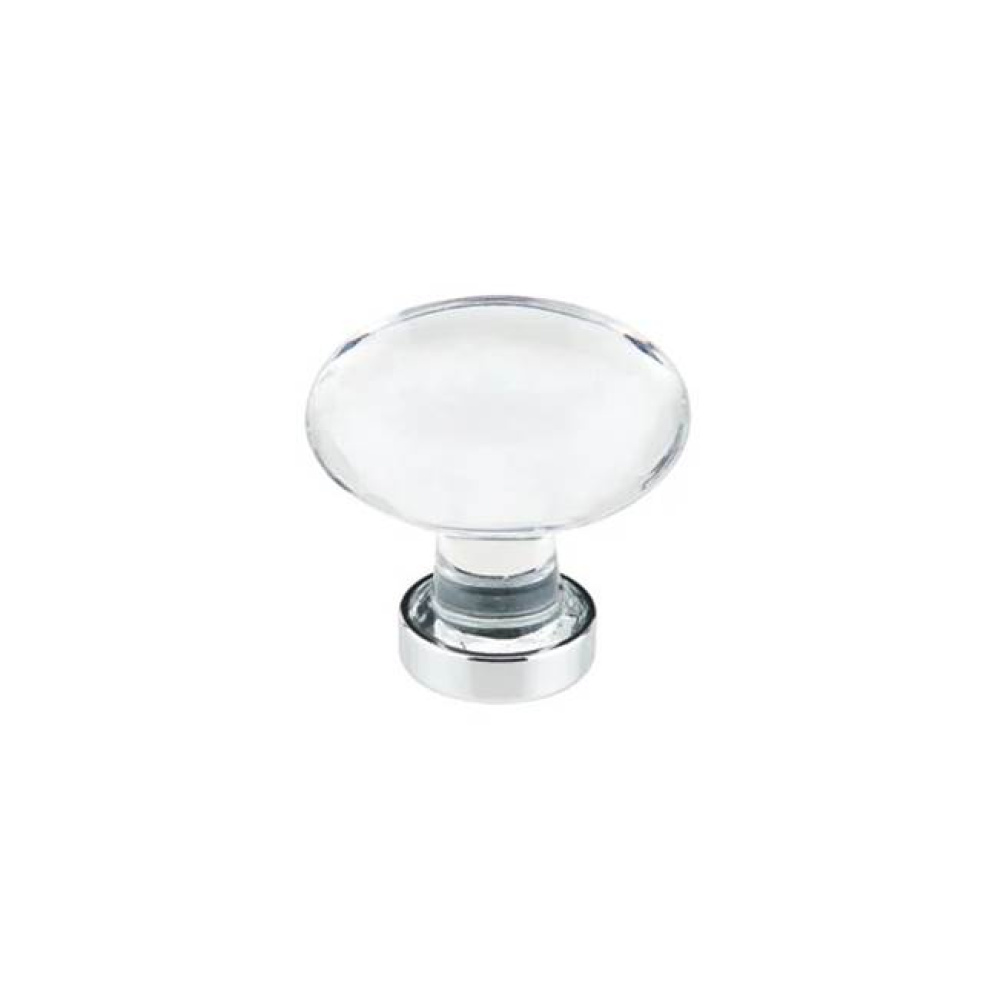 Hampton Crystal Knob, 1-1/4'', US10B