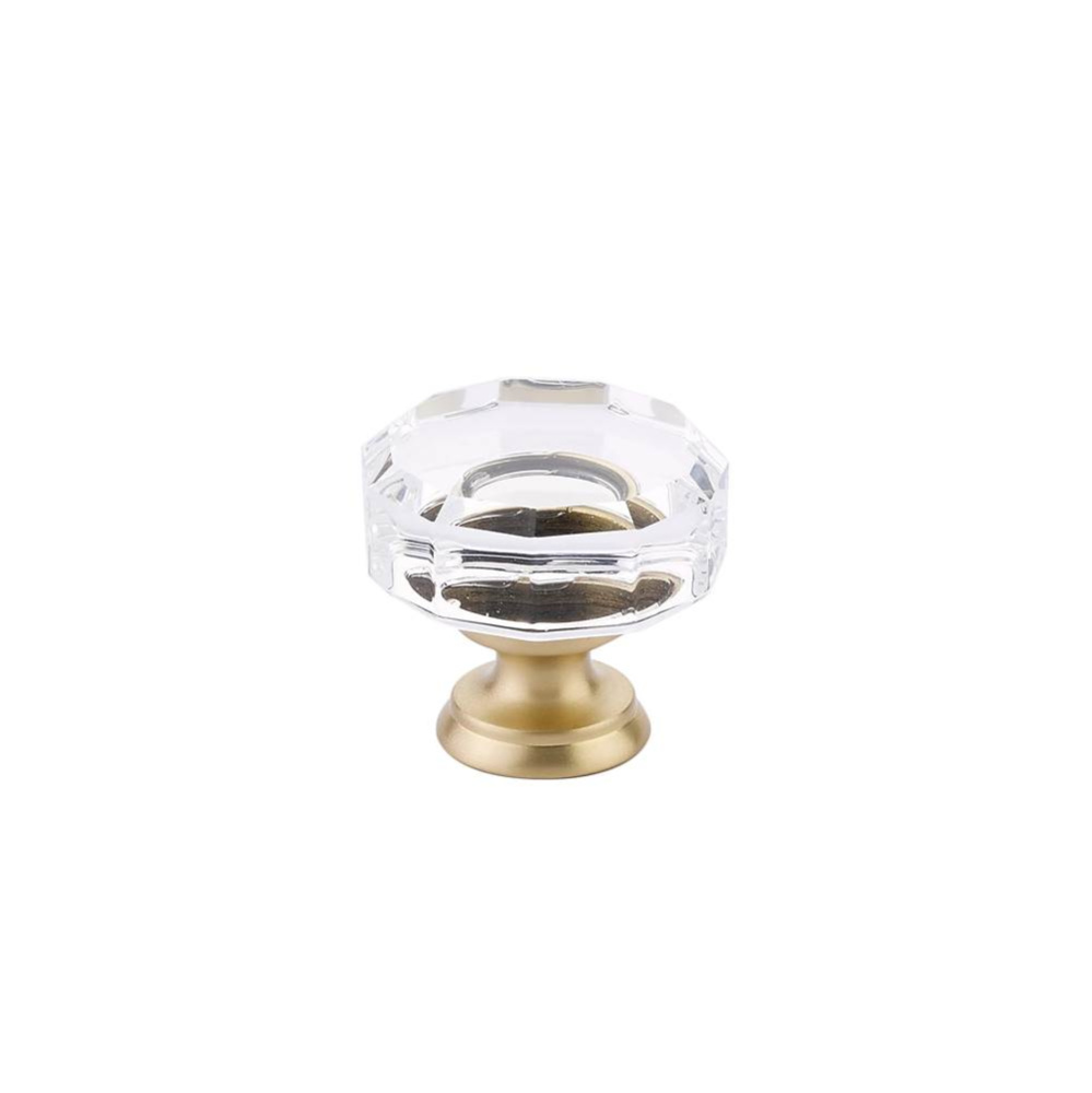 Lowell Crystal Knob, Cabinet, 1-3/8'', US4