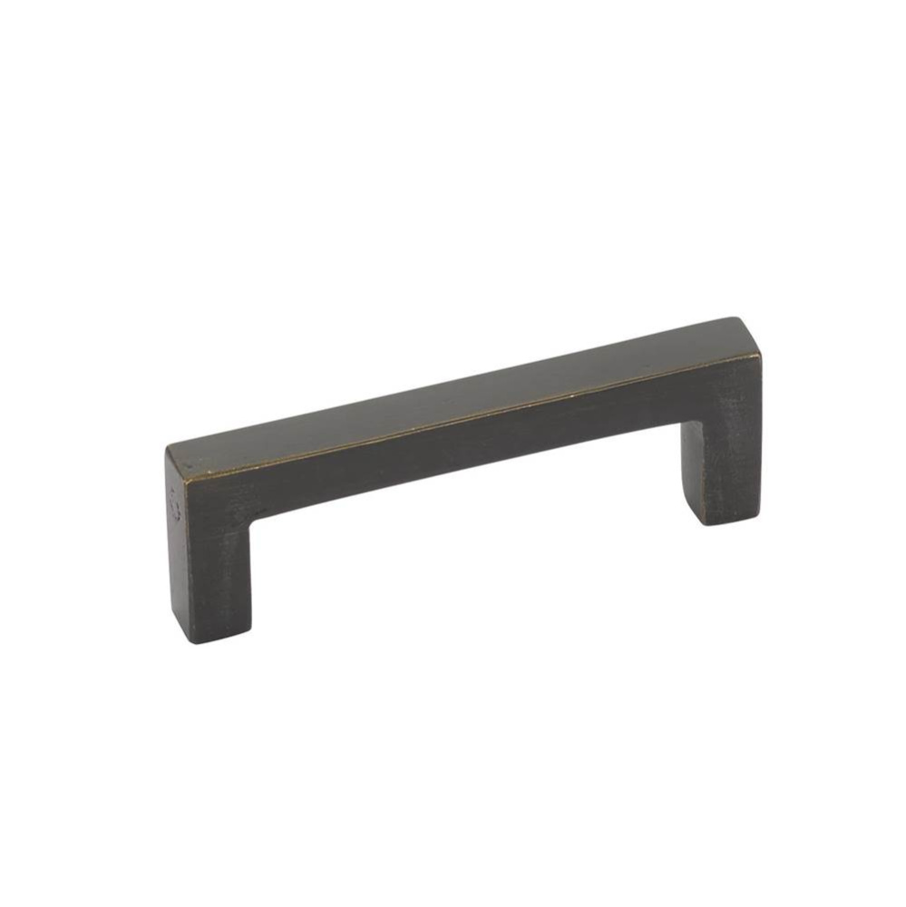 Rustic Modern Cabinet Pull, 4&apos;&apos; C-C, MB