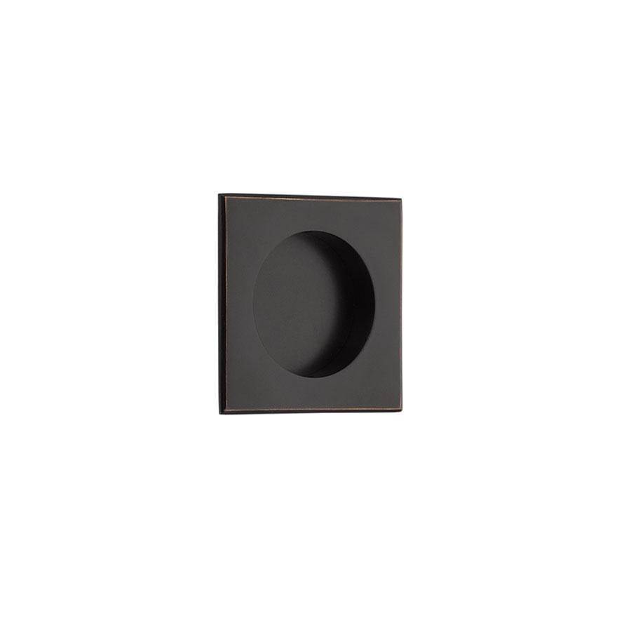 Square Flush Pull with Round Bore, US10B