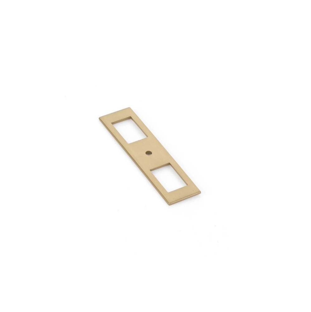 Modern Backplate for cabinet knob, 4&apos;&apos; Overall, US4