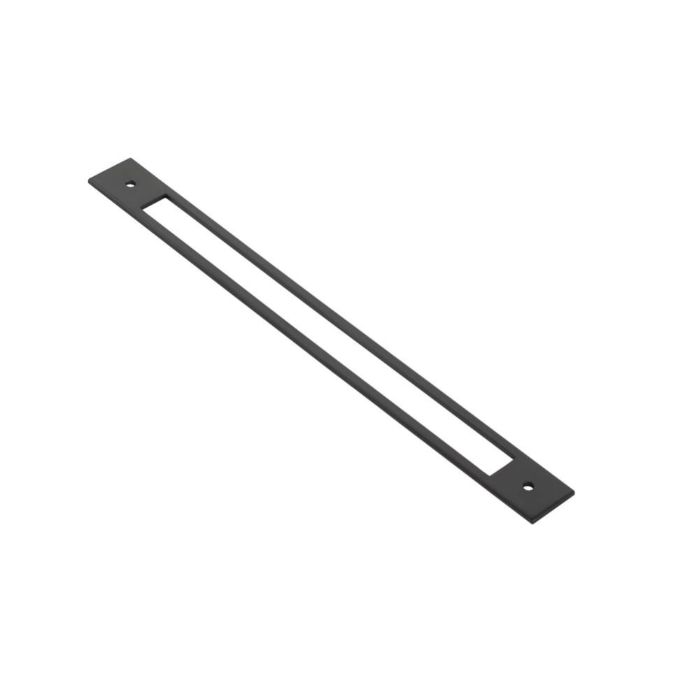 Modern Backplate for cabinet pull, 10'' C-to-C, US19