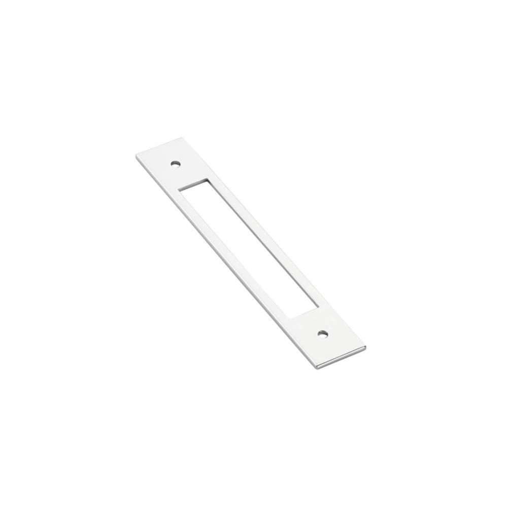 Modern Backplate for cabinet pull, 5'' C-to-C, US26