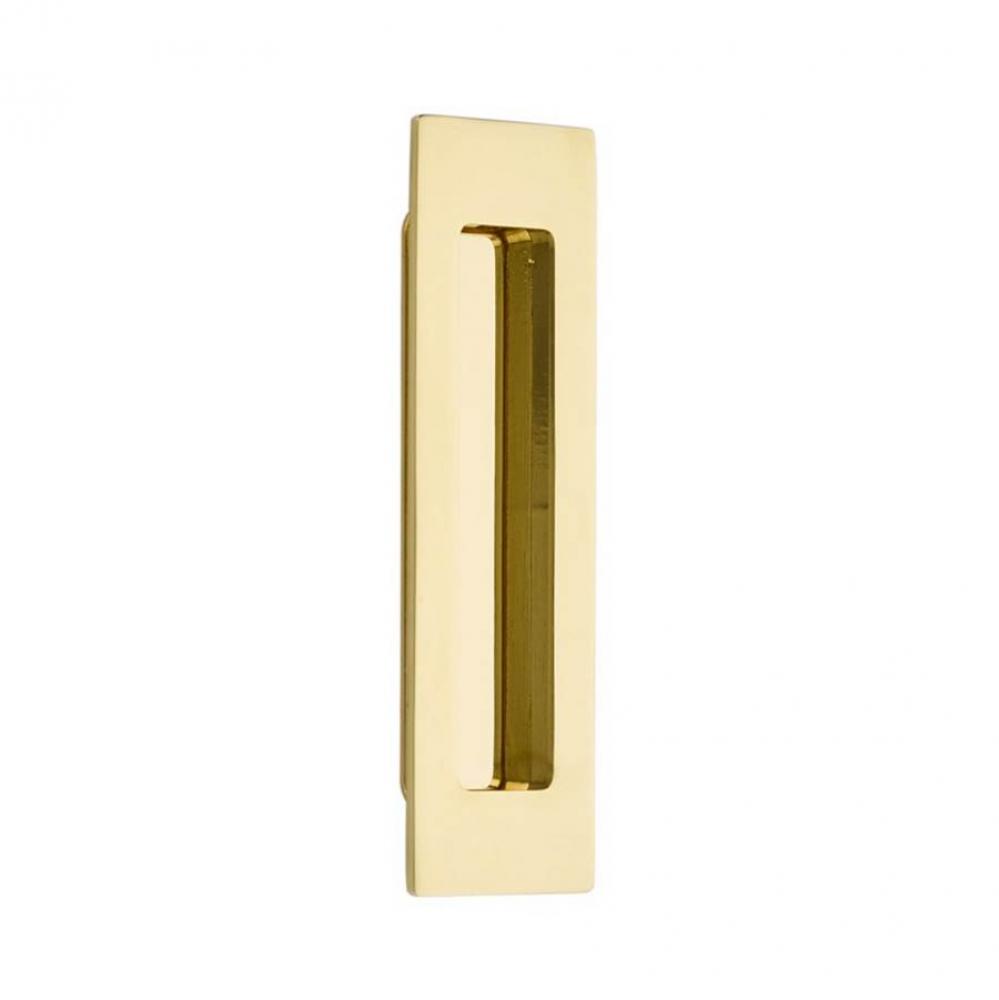 Brass Modern Rectangular Flush Pull 6'', US3