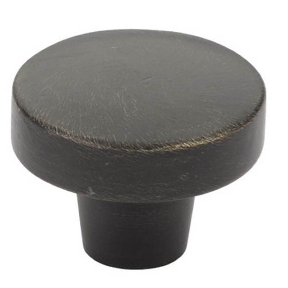 Rustic Modern Round Knob, 1-3/4&apos;&apos;, MB