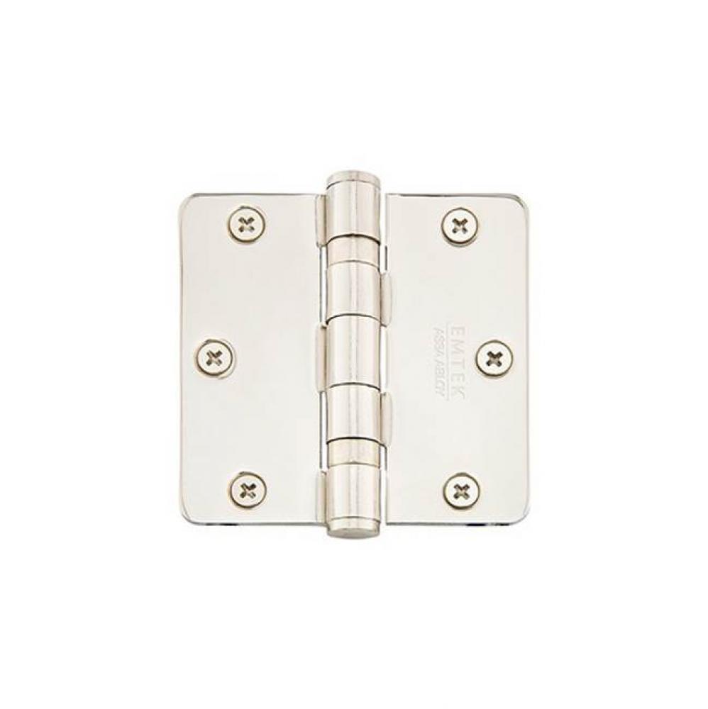 9400 Stl Hinge, HD BB, 1/4RdCr, 3.5, US14