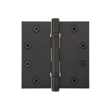 Emtek 9401510B - 9400 Stl Hinge, HD BB, SqCr, 4.5, US10B
