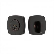 Emtek W8326US10B - Weiser Keyway, Urban Modern Deadbolt, Double Cylinder, US10B