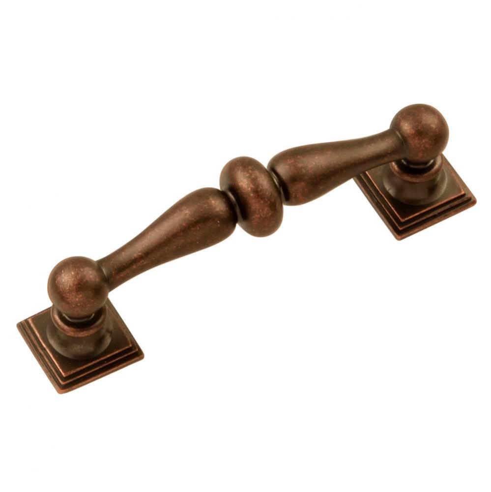 Somerset Collection Pull 3'' C/C Dark Antique Copper Finish