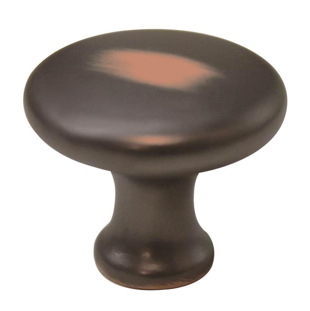 Conquest Collection Knob 1-1/8&apos;&apos; Diameter Oil-Rubbed Bronze Highlighted Finish