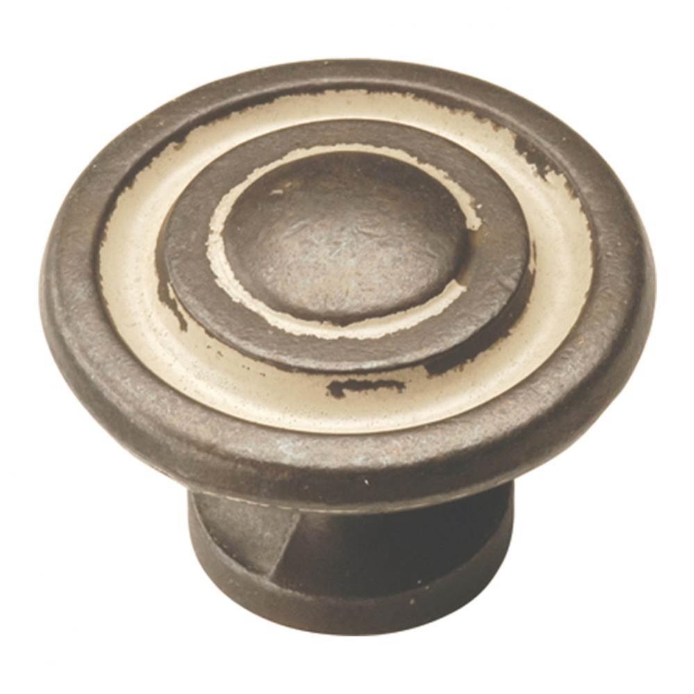 Manchester Collection Knob 1-3/8'' Diameter Biscayne Antique Finish