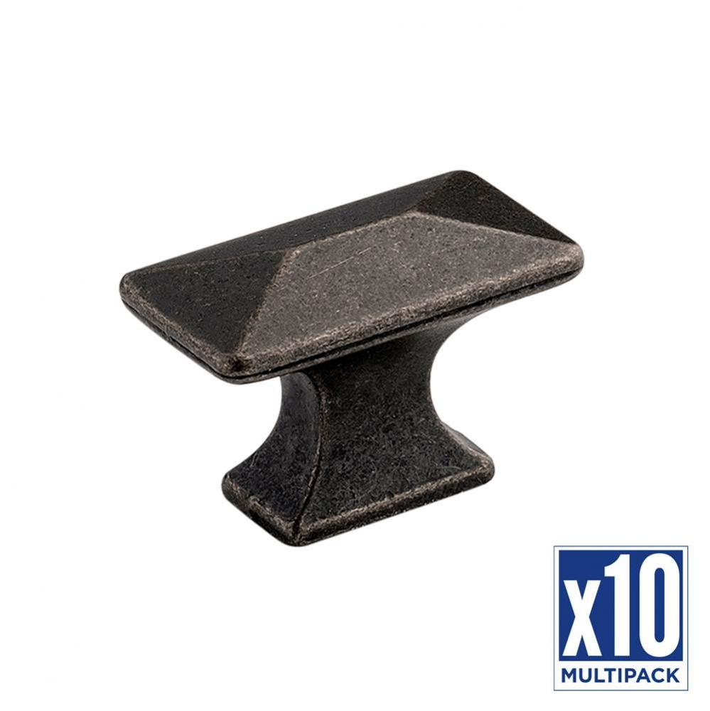 Knob 1-1/4 Inch x 11/16 Inch (10 Pack)